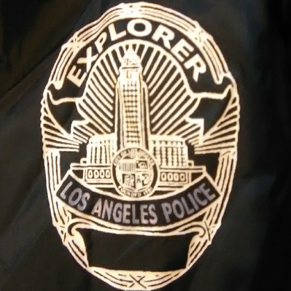 Authentic LAPD Explorers windbreaker